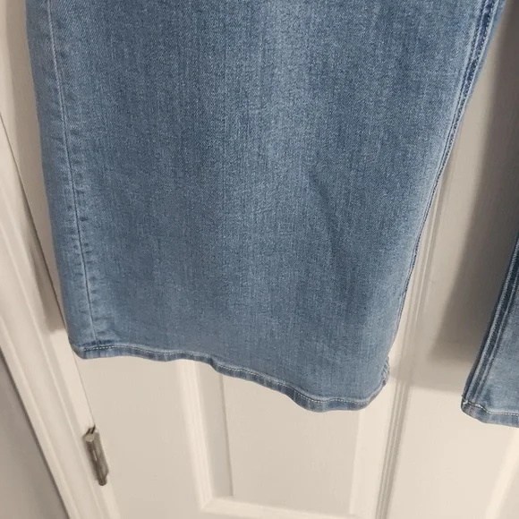 Quince Light Blue Flare & Wide Leg Jeans - Picture 7 of 12